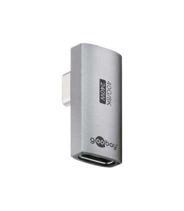 Goobay 74443 USB-C™ Adapter Vertical 90° Rotated, USB4™ Goobay