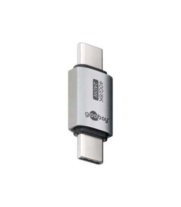 Goobay 74448 USB-C™ Adapter Straight, USB4™ Goobay
