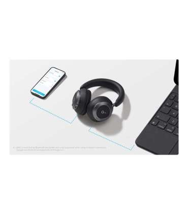 Anker Soundcore Foldable Headphones Space One Pro Bluetooth Over-ear Microphone Wireless Jet Black