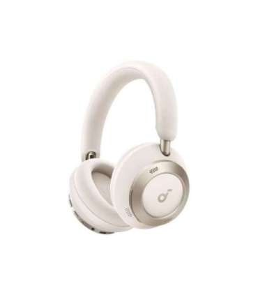 Anker Soundcore Foldable Headphones Space One Pro Bluetooth Over-ear Microphone Wireless Cream White