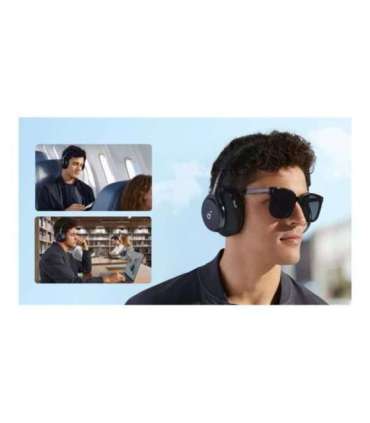 Anker Soundcore Headphones Space One Bluetooth Over-ear Microphone Wireless Jet Black