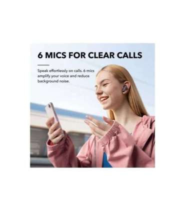 Anker Soundcore True-Wireless Earbuds Liberty 4 NC Bluetooth In-Ear Microphone Wireless Velvet Black