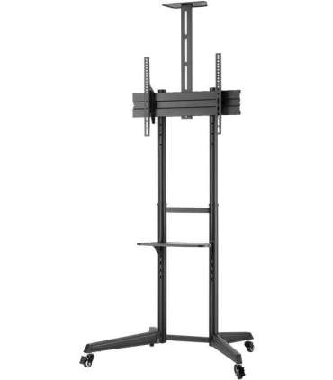 Goobay Floor stand 59508 TV Presentation Stand Pro (Size L) Adjustable Height, Tilt 37-70 " Black
