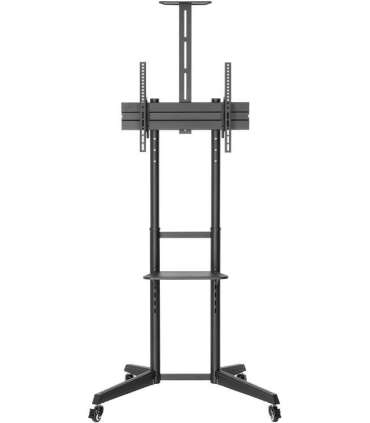 Goobay Floor stand 59508 TV Presentation Stand Pro (Size L) Adjustable Height, Tilt 37-70 " Black