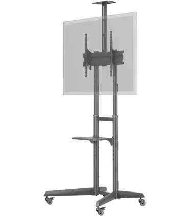 Goobay Floor stand 59508 TV Presentation Stand Pro (Size L) Adjustable Height, Tilt 37-70 " Black
