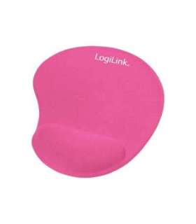 Logilink Mouse Pad ID0027P 220 x 220 x 30 mm Pink