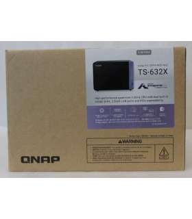 SALE OUT. QNAP Cost-effective 6-bay 10GbE NAS TS-632X-4G Alpine AL524 Processor frequency 2 GHz 4 GB |