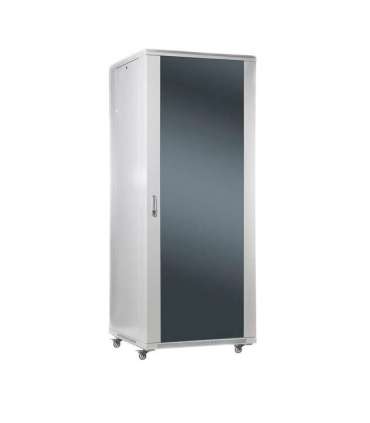 SOMI Networks 42U, 19″ Freestanding Cabinet 42U-80/80NAC Gray Max Load 800kg Removable and Lockable Side
