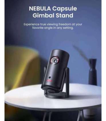 Anker Nebula Capsule Gimbal Stand Adjustable Viewing Angle Maximum weight (capacity) 1 kg Black