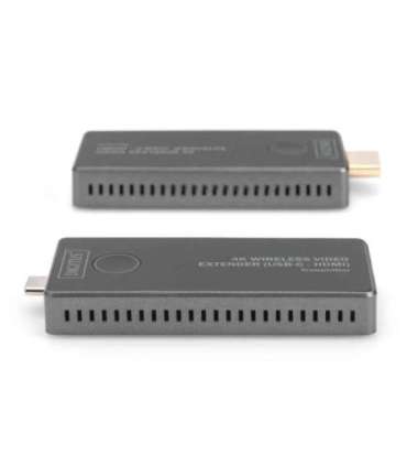 Digitus 4K Wireless Video Extender, 30 m (USB-C - HDMI) DS-55324 Black/Silver