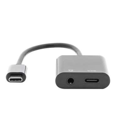 Digitus USB Type-C adapter/Converter, Type-C to USB Type-C with 3.5mm stereo AK-300400-002-S