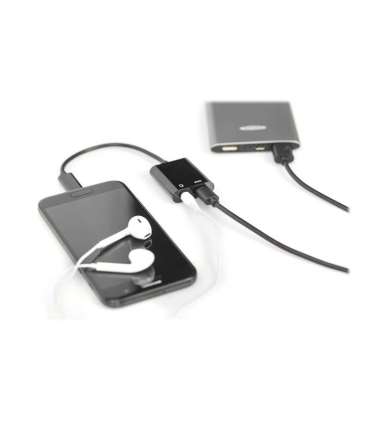 Digitus USB Type-C adapter/Converter, Type-C to USB Type-C with 3.5mm stereo AK-300400-002-S