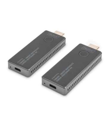 Digitus 4K Wireless Video Extender, 30 m (HDMI - HDMI) DS-55323 Black/Silver