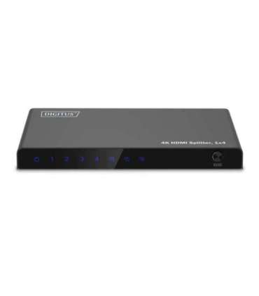 Digitus 4K HDMI Splitter, 1x4 DS-55337 Black