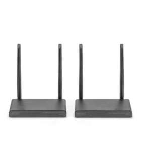 Digitus 4K Wireless HDMI KVM Extender Set, 150 m DS-55328 Black