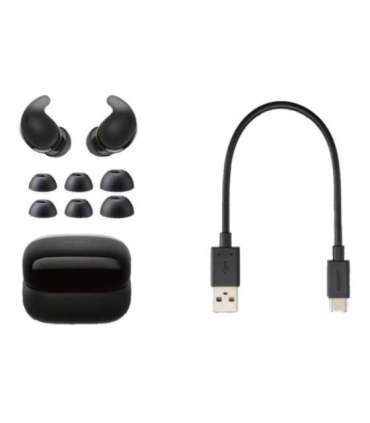 Sony Headphones WF-LS910N LinkBuds Fit Bluetooth In-ear Noise canceling Wireless Black