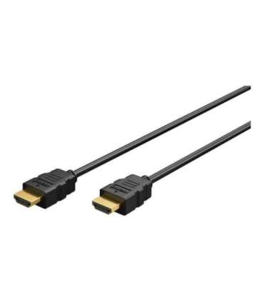 Goobay 60627 High Speed HDMI Cable with Ethernet, 4K/60Hz, Black HDMI 15 m