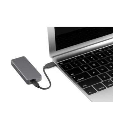 Digitus USB M.2 hard disk enclosure, SSD, external, NVMe, 20Gbps, USB 3.2 Gen2x2 DA-71157