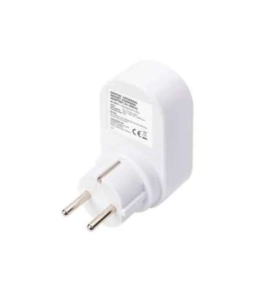 Digitus Universal USB Plug-in Charger with 2 x USB-A Sockets and Integrated Socket DA-70617