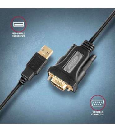 AXAGON USB - Serial Advanced Active Adapter ADS-1PQN