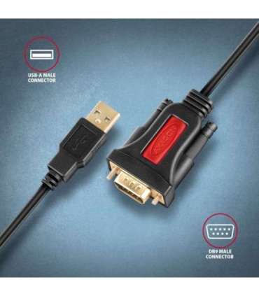 AXAGON USB - SERIAL Active Adapter ADS-1PSN