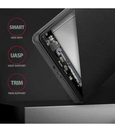 AXAGON Screwless USB 3.2 Gen 1 - SATA 6G external box for 2.5" SSD/HDD EE25-SL