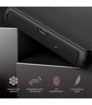 AXAGON Screwless USB 3.2 Gen 1 - SATA 6G external box for 2.5" SSD/HDD EE25-SLC
