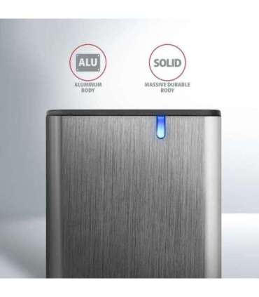 AXAGON External USB-C 3.2 Gen 2 metal box for M.2 NVMe & SATA SSD disks EEM2-SG2