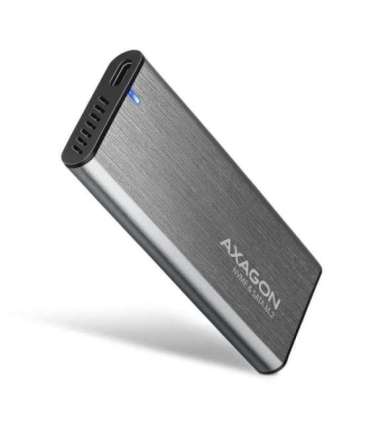 AXAGON External USB-C 3.2 Gen 2 metal box for M.2 NVMe & SATA SSD disks EEM2-SG2