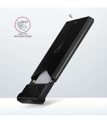 AXAGON External USB-C 10Gbps metal box for M.2 NVMe SSD disks EEM2-UB2