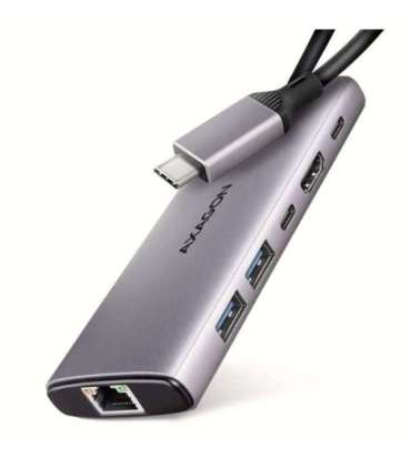 AXAGON Multi port USB-C 10Gbps hub HMC-6G2L