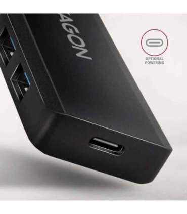 AXAGON Travel four-port USB-C 5Gbps hub HUE-C1C
