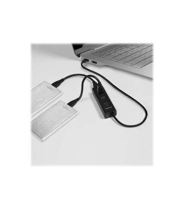 AXAGON Four-port USB 3.0 hub with fast charging and power support HUE-S2B