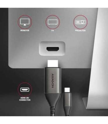 AXAGON Active converter USB-C to HDMI 1.8 m