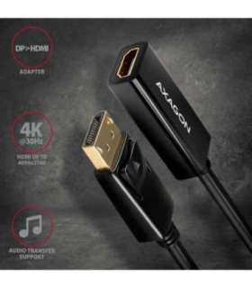 AXAGON Active adapter DisplayPort to HDMI 0.15 m