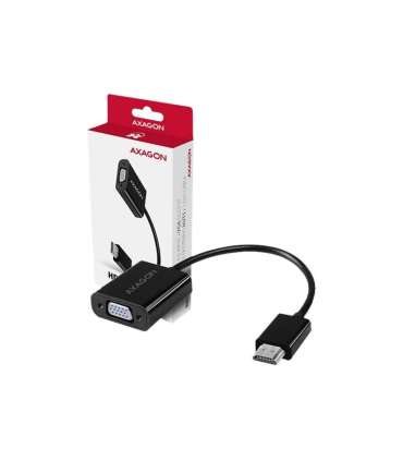 AXAGON RVH-VGN, HDMI - VGA Reduction Adapter 0.15 m