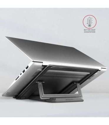 AXAGON Notebook stand STND-L Height adjustment 10-16 " Black