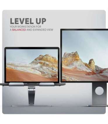 AXAGON Notebooks and tablets stand STND-LQ Adjustable Height, Tilt 10-16 "