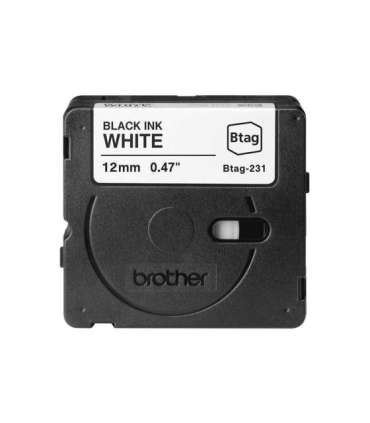Brother BTAG-231 Black on White Btag