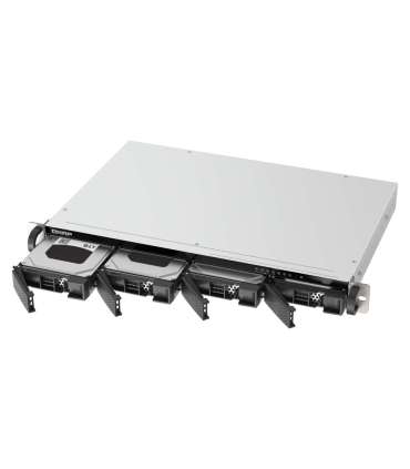 QNAP Compact 1U short-depth rackmount 2.5GbE NAS TS-433eU Cortex-A55 4 GB