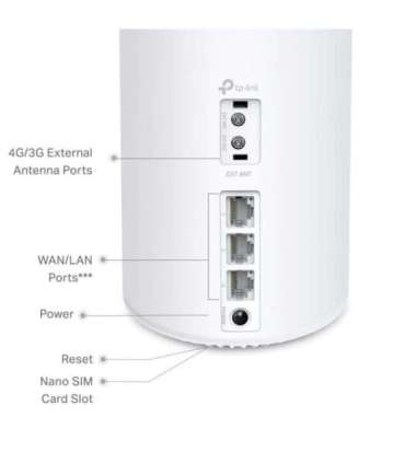 TP-LINK Deco X10-4G(1-pack) 4G+ AX1500 Whole Home Mesh Wi-Fi 6 Router TP-LINK 4G+ AX1500 Whole Home Mesh Wi-Fi 6