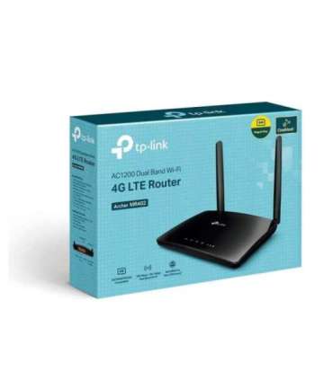TP-LINK AC1200 Wireless Dual Band 4G LTE Router Archer MR402 802.11ac 10/100 Mbit/s Mesh Support No MU-MiMO No