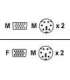 Aten KVM Cable, 1.8M PS/2 2L-1001P