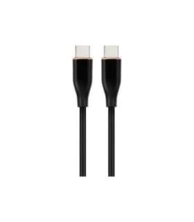 Cablexpert Premium Silicon Type-C Power Delivery (PD) Charging and Data Cable, 1.5 m CC-USB2S-CMCM-1.5M-BK