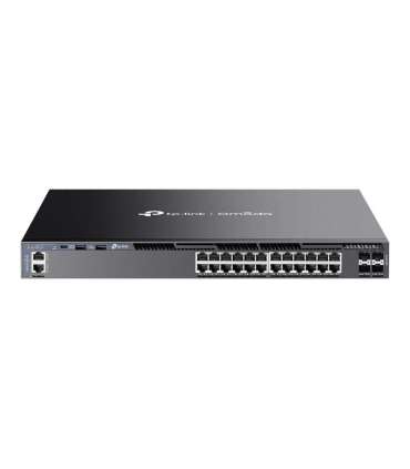 TP-LINK SG6428X Omada 24-Port Gigabit Stackable L3 Managed Switch with 4 10G Slots TP-LINK