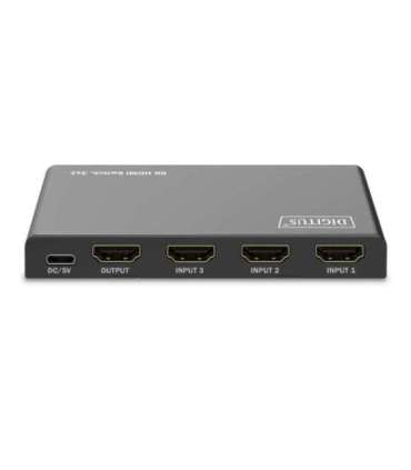 Digitus 8K HDMI Switch, 3x1 DS-55333 Black