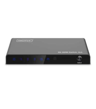 Digitus 8K HDMI Switch, 3x1 DS-55333 Black