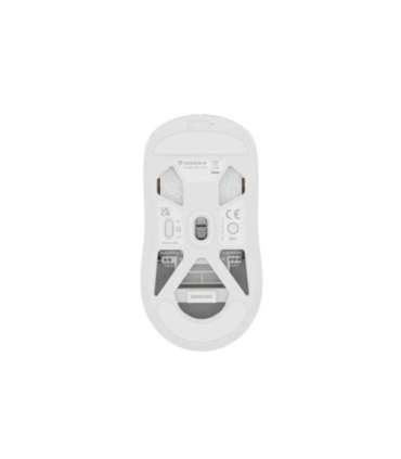Genesis Zircon 660 PRO Wireless/Wired Gaming Mouse 2.4 GHz, Bluetooth, USB White