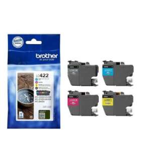 Brother LC422VAL Ink Cartridge Black, Cyan, Magenta, Yellow
