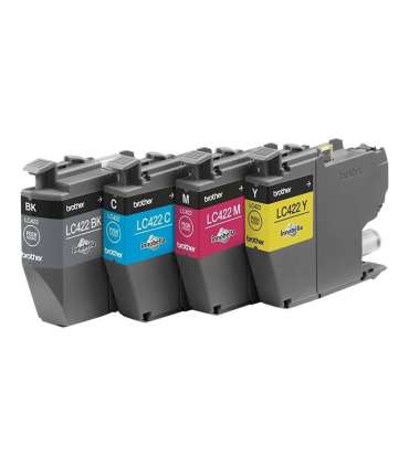 Brother LC422VAL Ink Cartridge Black, Cyan, Magenta, Yellow